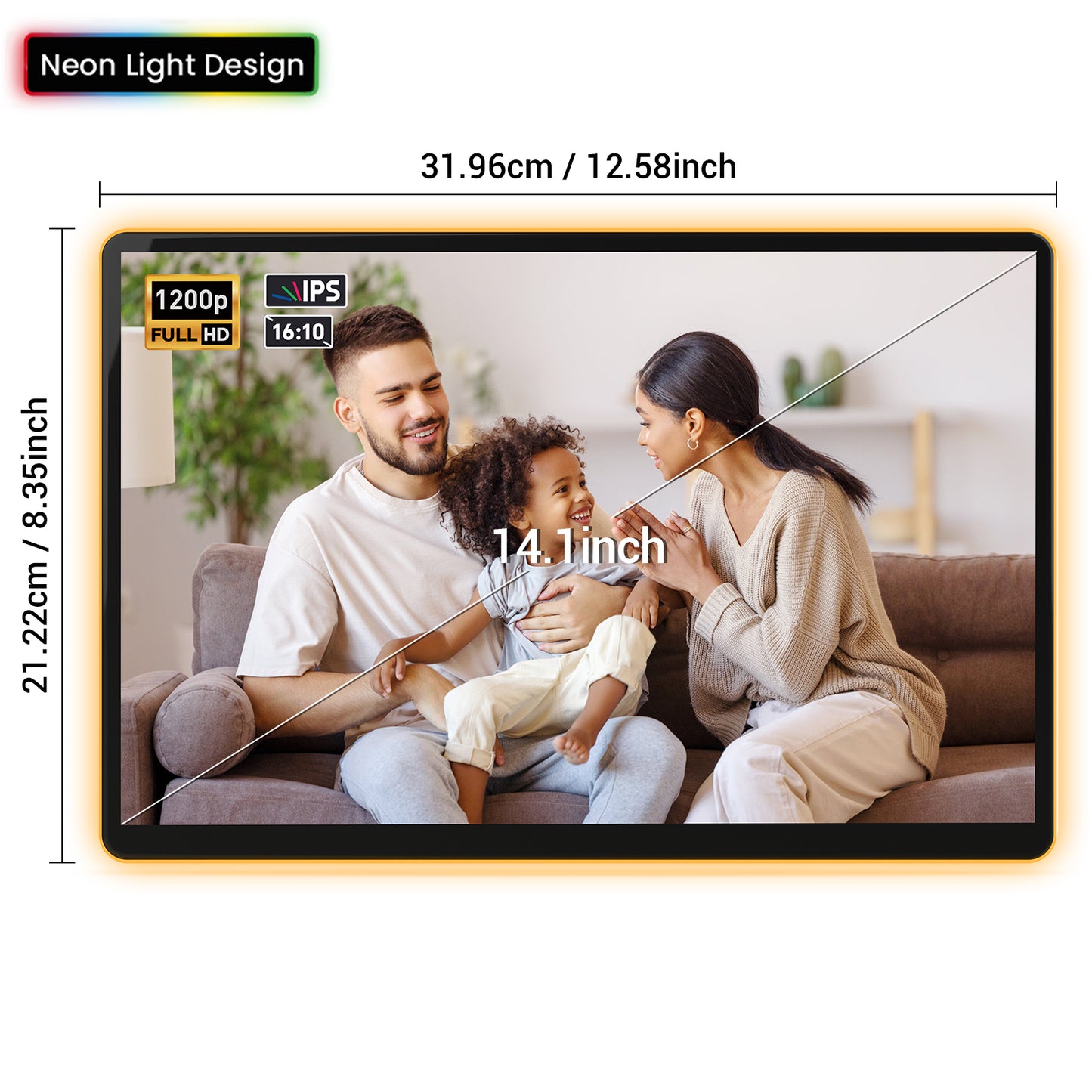 Neon Design 14.1 inch Digital Photo Frame